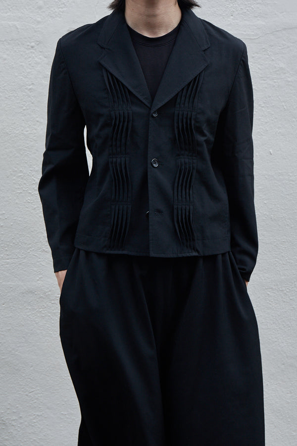 Comme des Garcons Japanese Wave-Pattern Woven Suit